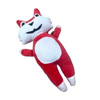 Massen produktion Fabrik Plüsch Stoff Katze geformt Plüsch Chewy Pet Toy mit Pfeife im Inneren Spielen Sie interaktive weiche Stoff