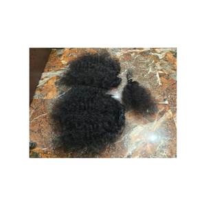 Usage quotidien sur mesure HD Closure Bundles Deep Curly Wigs Extensions de cheveux humains faciles à entretenir 100% cheveux humains de qualité réelle - Product Image 4