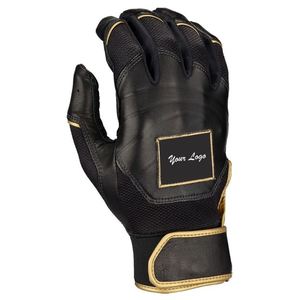 Nouveaux gants de frappe en cuir de chèvre personnalisés, durables, avec fermeture à boucle, pour le baseball et le softball, unisexes, avec logo BOLT, OE - Product Image 5