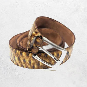 Cinturones de Cuero Genuino para Hombre de Alta Calidad, Hebilla Cuadrada de Aleación, Color y Logotipo Personalizables, 30-48 Pulgadas, Venta al Por Mayor OEM - Product Image 5