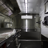 Remolque de Comida Personalizado, Totalmente Equipado, para BBQ, Café, Hot Dogs y Pizza, con Cocina, Camión de Comida Móvil para Calles Urbanas
