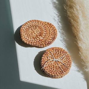 Dessous de verre en osier et jute pour décoration de table Dessous de plat Design moderne Dessous de verre élégant pour la maison Hôtel Dessous de verre de table de haute qualité - Product Image 3