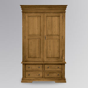 Meubles de chambre à coucher en bois de teck massif de haute qualité au design moderne Armoire d'intérieur avec lit et cadre de lit sélectionnés - Product Image 6