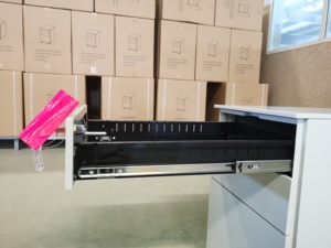 Giá rẻ <span class=keywords><strong>3</strong></span> ngăn kéo di động bệ thép lưu trữ tủ kim loại Tủ hồ sơ nội thất văn phòng dưới bàn di động bệ - Product Image 6