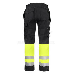 Pantalones de Trabajo Ligeros de Poliéster Reflectante de Alta Visibilidad para Trabajos al Aire Libre y en Fábrica, Certificados por la CE - Product Image 2