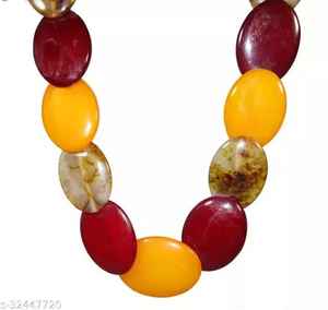 Collar de latón de resina de lujo personalizado para mujer hecho a mano con cuentas de alto pulido y perlas de la última moda India - Product Image 2