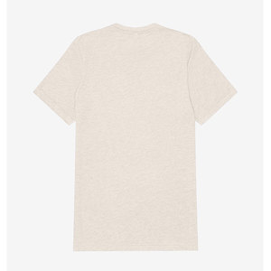 T-shirt unisexe en avoine Triblend S/S Qualité supérieure Confort Léger Respirant Idéal pour l'impression DTG T-shirt personnalisé - Product Image 2