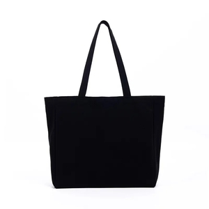 Sac fourre-tout en toile à bandoulière ouverte personnalisé avec bouton, prix de gros 2025, nouveau, en coton vierge, logo imprimé personnalisé pour femmes - Product Image 1