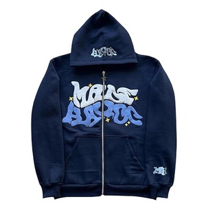 Mujeres logotipo personalizado Streetwear algodón mujeres sudadera pulóver sudaderas con capucha de manga completa - Product Image 2