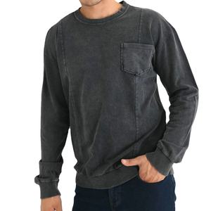 Nueva Sudadera de Moda con Lavado Ácido para Hombre, el Mejor Proveedor, Color Personalizado, Sudadera Básica con Lavado Ácido para Hombre, Sudaderas Básicas 2026 - Product Image 1