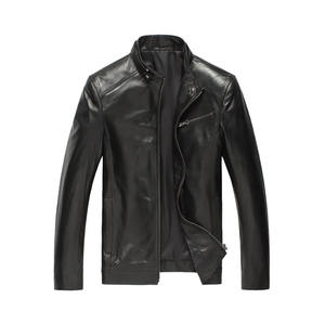 Veste pilote d'automne et d'hiver pour jeunes hommes Blouson aviateur en cuir Pu de grande taille pour hommes - Product Image 1