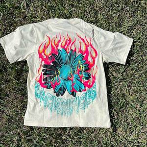 T-shirts col rond personnalisés pour hommes T-shirt en coton uni de haute qualité pour hommes - Product Image 6