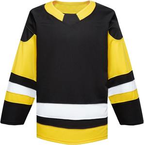 Venta al por mayor equipo uniforme sublimado poliéster secado rápido tela duradera Pro Series ropa profesional OEM camisetas de hockey sobre hielo - Product Image 2