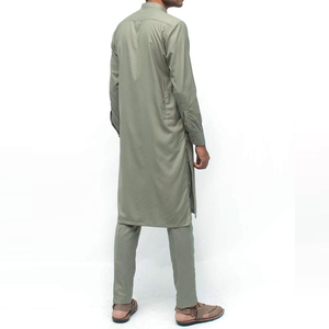 Vente en gros de qualité supérieure pour hommes Shalwar Kameez Robe à manches longues style estival - Product Image 5