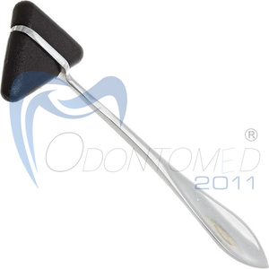 Marteau réflexe Odontomed 2011 ODM-25-29F noir 18 mm en acier inoxydable pour examen neurologique en milieu hospitalier - Product Image 2
