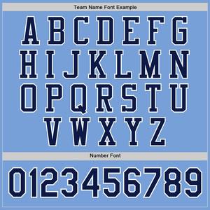 Blouson bombardier personnalisé bleu marine-blanc veste Varsity Letterman à boutons-pression coupe-vent streetwear veste Varsity vintage pour hommes - Product Image 4