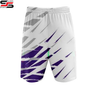 Shorts de sport à séchage rapide avec cordon de serrage, shorts en maille à sublimation avec peinture à l'huile, logo personnalisé, shorts pour hommes - Product Image 2