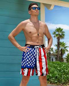 Mens Swim Trunks Quick Dry <b>Board</b> Shorts with Mesh Lining, Breathable Fit Hawaii Beach Shorts Swimwear Bathing Suits - Product Image 2