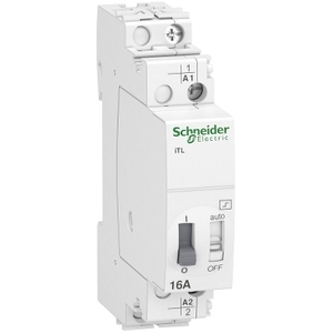 Relè a Impulsi SCHNEIDER ELECTRIC A9C30811 ITL 1P-1NO-16A, Bobina 110 VDC, 230...240 VAC 50/60Hz, Relè di Potenza Oltre 2 Ampere - Product Image 1