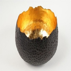 Tazón para servir comida de Color dorado de diseñador moderno, fabricante de tazón de Material metálico, tazones para servir arroz para accesorios de utensilios de cocina - Product Image 2