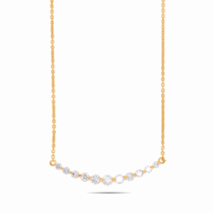 Colgante de diseñador con diamantes redondos para mujer - Product Image 3