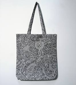 100% coton imprimé Design vêtements sac tissu écologique pratique Flexible pliable pour faire du shopping commodité personnalisé - Product Image 1