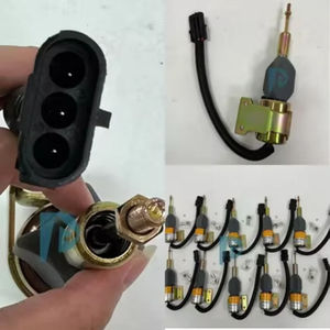 Válvula Solenoide de Corte de Combustible 24V 12V para Motor Diésel 6BT 3932530 3935432 3932529, Válvula Solenoide de Parada para Piezas de Maquinaria de Construcción - Product Image 2