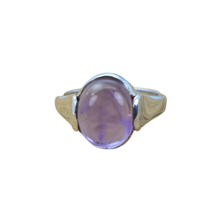 Bijoux pour femmes Bague style boho en argent Bijoux en argent sterling 925 Améthyste Gemstone Tendance Bague faite main Cadeau pour l'amour - Product Image 1