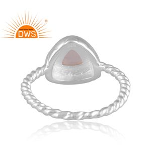 Bague en argent sterling avec opale éthiopienne naturelle, design incroyable, bijoux personnalisés pour femmes, cadeau pour elle, fabricant de bijoux indien - Product Image 2
