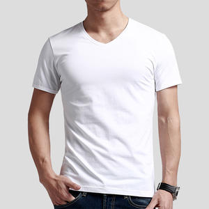 High-Quality Wholesale Crew Neck T-shirts for <b>Men</b> - Solid Blank Tees made with 100% Cotton from a Trusted Factory Exporter - Product Image 1