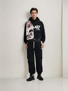 Sudadera con Capucha Extra Grande con Estampado Gráfico, Estilo Vintage, Tendencia 2025 - Product Image 6