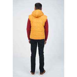 Men's AGATHON Breathable Waterproof Winter Puffer <b>Jacket</b> Plus Size Hooded Parka Zipper Closure Polyester Cotton Logo Print - Product Image 2