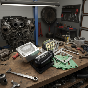 Kit complet de soupapes à clapets noirs de 30 mm de diamètre pour carburateurs - Product Image 3