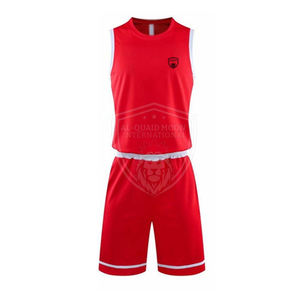 Uniforme de Baloncesto con Logotipo Personalizado, Tela Suave, Transpirable y Cómoda de Alta Calidad, Talla Grande, Sin Mangas, Color Personalizado para Deportes - Product Image 1