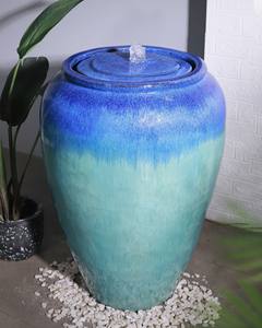 Característica de agua de hormigón ligero con decoración de jardín de fibra de vidrio Diseño de paisaje Fábrica de Vietnam - Product Image 3