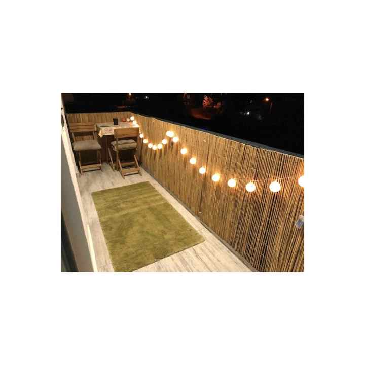 Bamboo 1x5 Thatch Reed Wicker Garden Fence Canopy Balcony Fence