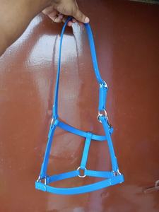 Premium Quality Designer <b>Leather</b> <b>Halter</b> Handmade in Guanine Purple and Black Colors High Quality <b>Halter</b> <b>Top</b> - Product Image 4