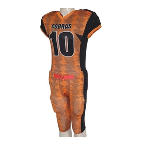 High Quality Custom Made American <b>Football</b> Uniform Sublimation Short Sleeve Anti-UV New Design - Product Image 3