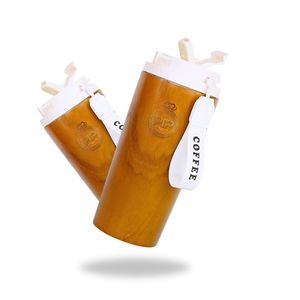 Vaso de madera de teca hecho a mano, elegante, respetuoso con el medio ambiente, para café y té, accesorio portátil para beber perfecto - Product Image 1