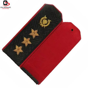 Écussons d'épaule uniformes de haute qualité, design durable, étiquette privée, logo personnalisé, approvisionnement en gros, broderie sur toile 3D, meilleur prix - Product Image 5