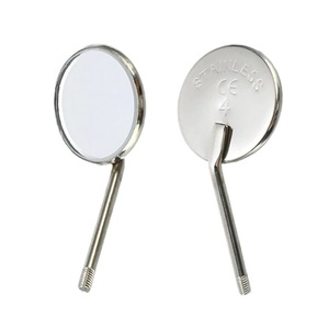 กระจกตรวจฟันเบอร์ 4 เครื่องมือทันตกรรม สแตนเลส ใช้ซ้ำได้ ไม่เป็นสนิม - Product Image 3