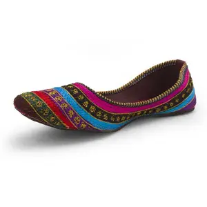 Handcraft-chanclas planas khusa de varios colores para mujer, calzado estampado, bordado con cuentas, moda, oferta