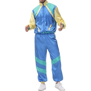 Custom Unisex Two-Piece Breathable 100% Cotton Windbreaker Tracksuit Set Hooded <b>Zip</b>-<b>Up</b> <b>Jacket</b> and Jogger with Solid Pattern - Product Image 1