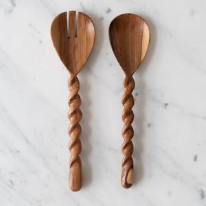 Juego de cubiertos de madera de lujo con un diseño elegante y una elegancia artesanal adecuada para una experiencia de comedor casera moderna y sostenible - Product Image 3