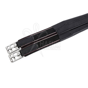 Sangle de cheval élastique avec boucles en acier inoxydable, ajustement sécurisé, cuir de haute qualité, couture durable, personnalisable - Product Image 4