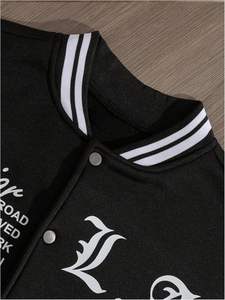 Vente en gros de veste universitaire fabricant de veste universitaire à broderie personnalisée mode à la mode OEM fournisseur de veste universitaire de haute qualité - Product Image 3