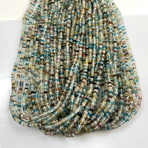 Mix Gemstone Faceted Rondelle Beads Bonne Qualité Natural Mix Gemstones Perles en gros pour la fabrication de bijoux - Product Image 3