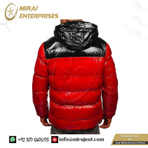 Nuevo brillante Puffer impermeable Stand Collar Abrigo con capucha ropa espesar chaqueta de invierno para hombre Casual Parka prendas de vestir chaqueta - Product Image 5