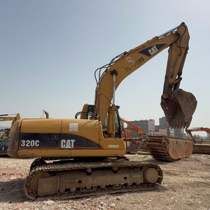 Peinture originale d'excavatrice hydraulique CAT 320C d'occasion, équipement lourd de 20 tonnes, Caterpillar 320C d'occasion en stock - Product Image 1