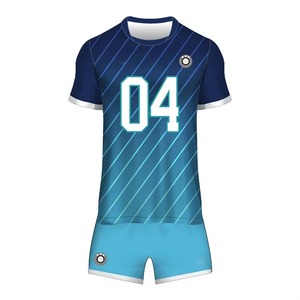 Ropa de fútbol de poliéster 100% de alta calidad, precio de fábrica, MOQ bajo, conjuntos de uniformes de camiseta de fútbol con servicio OEM y ODM - Product Image 1